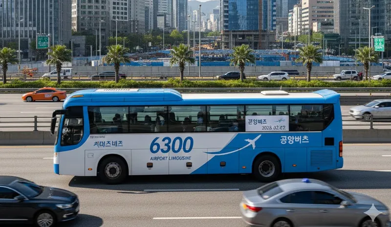 6300번 공항버스- ai이미지