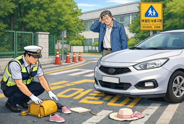 "급발진 주장했지만"…공주 스쿨존서 10살 여아 양쪽 다리 골절시킨 60대